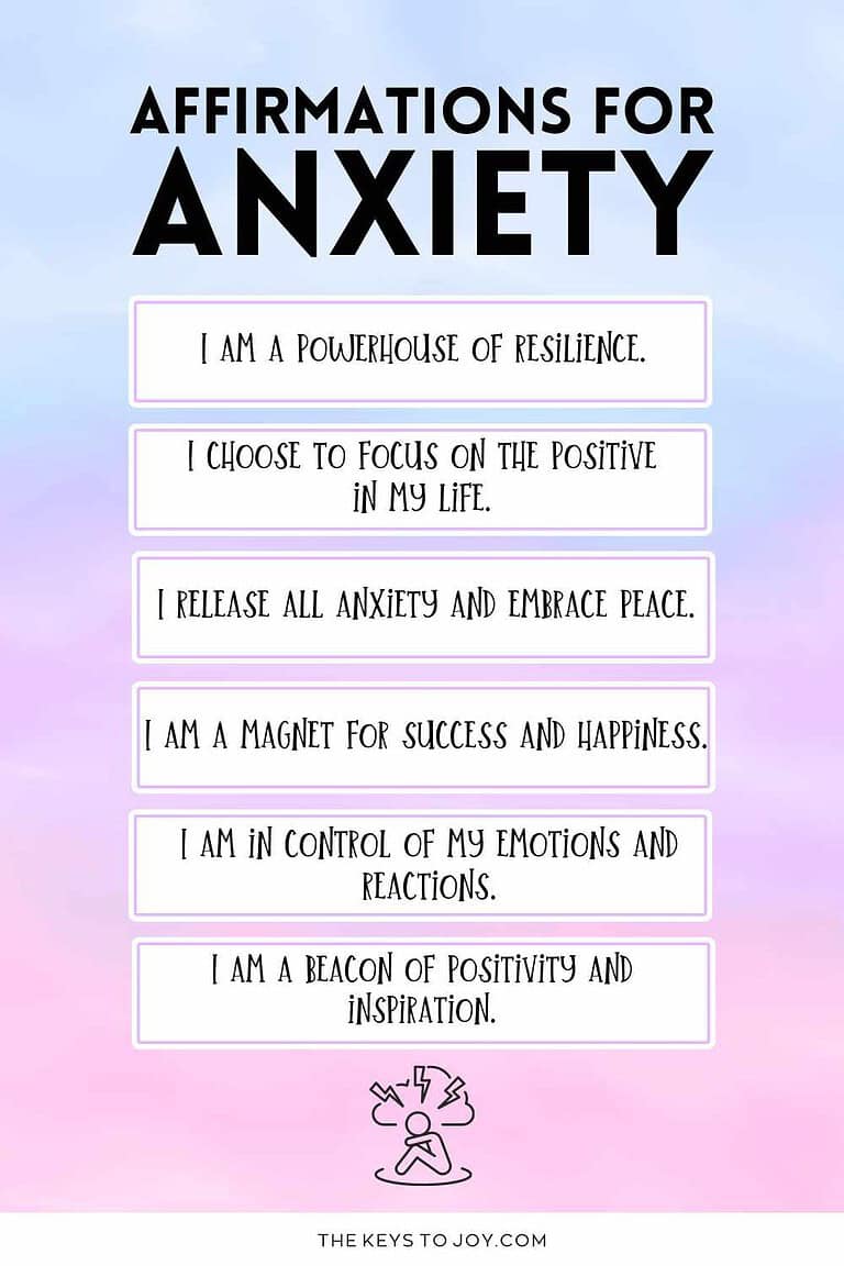 222 Soothing Affirmations for Anxiety Relief