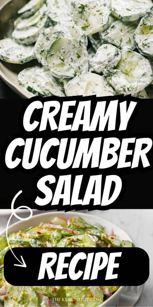 Creamy Cucumber salad Recipe