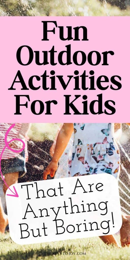 fun outdoor activities for kids