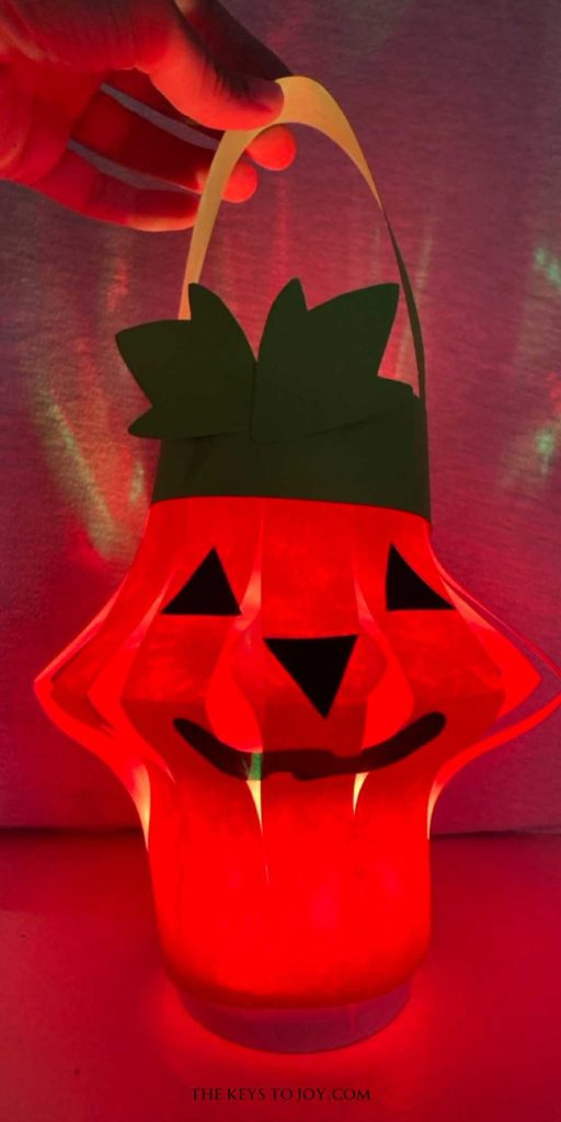 Paper Pumpkin Lantern