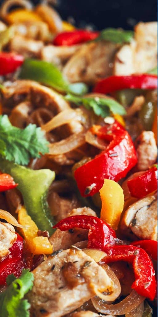  Sheet Pan Chicken Fajitas