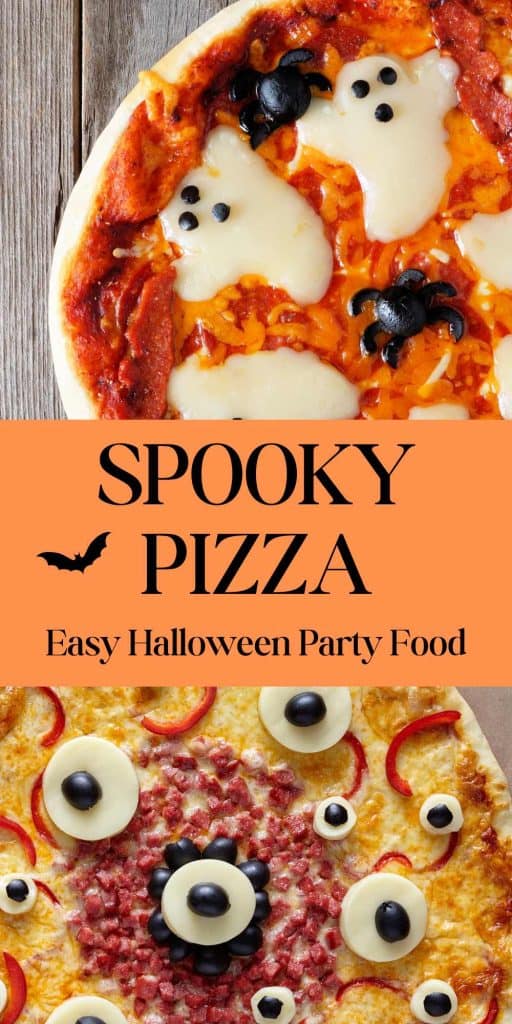 Spooky pizza
