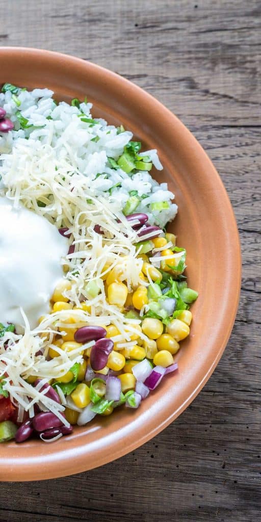 veggie taco bowl