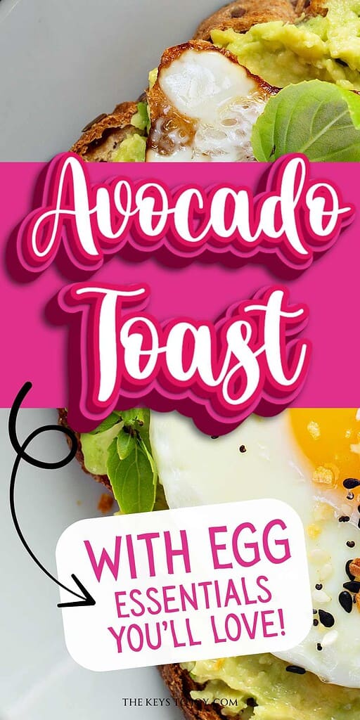 Avocado Toast With Egg Essentials