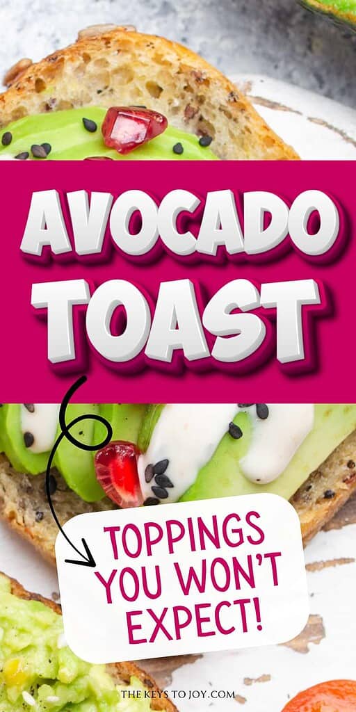 avocado toast toppings