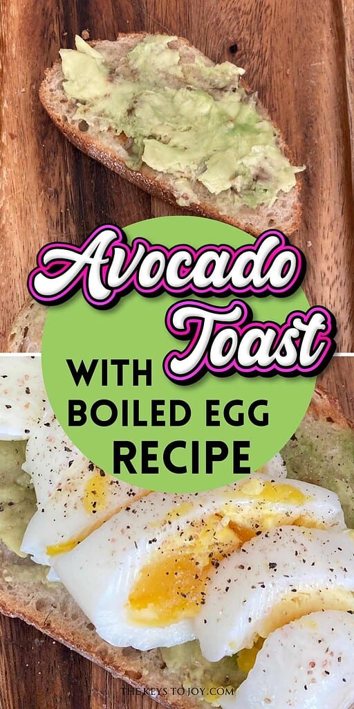 Avocado Toast with boiled egg