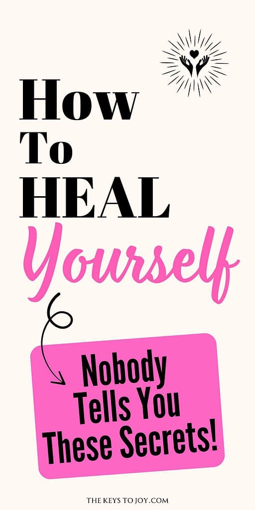 how to heal yourself