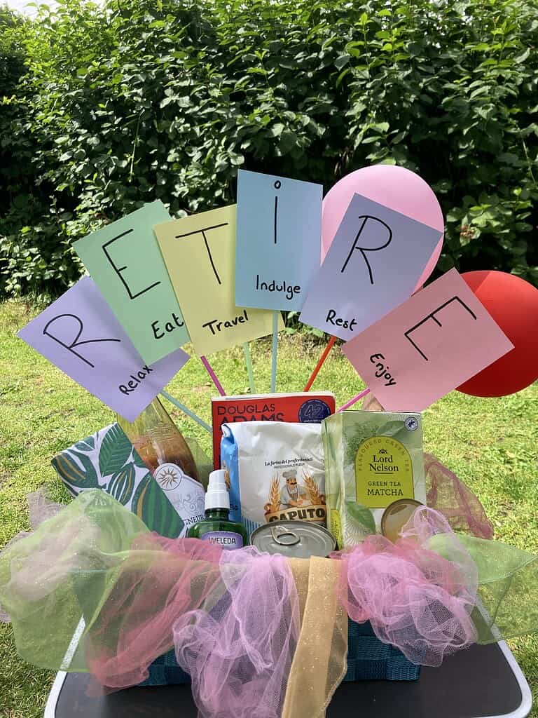 Retirement Gift Basket