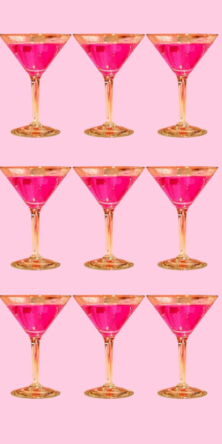 pink cocktail