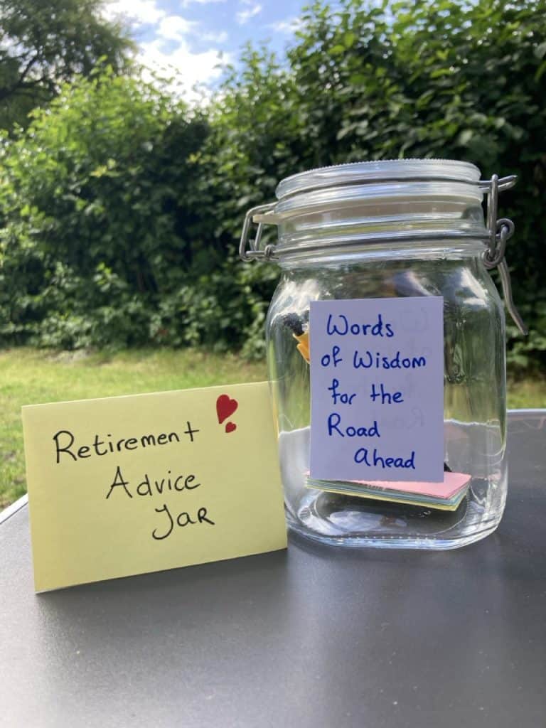 Retirement Advice Jar