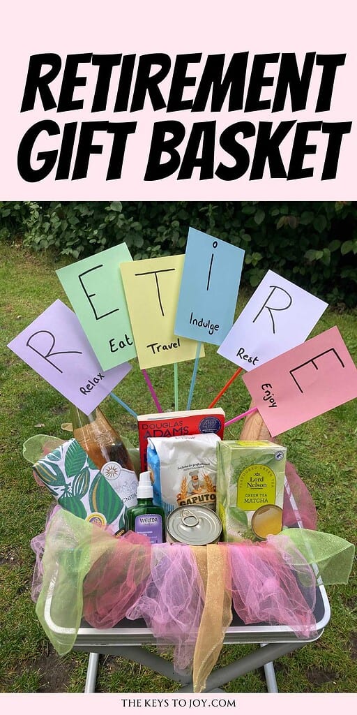 Retriement Gift basket