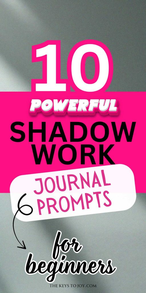 powerful shadow work journal prompts beginners
