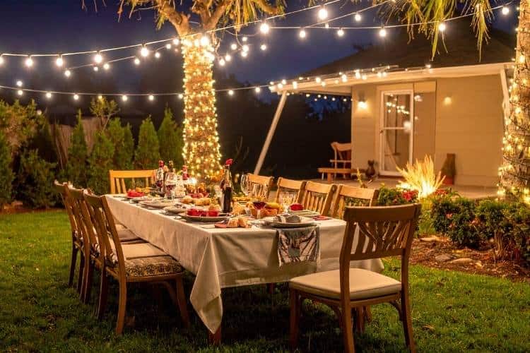 backyard party