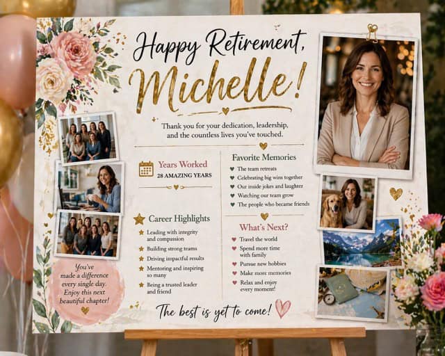 Retirement Poster