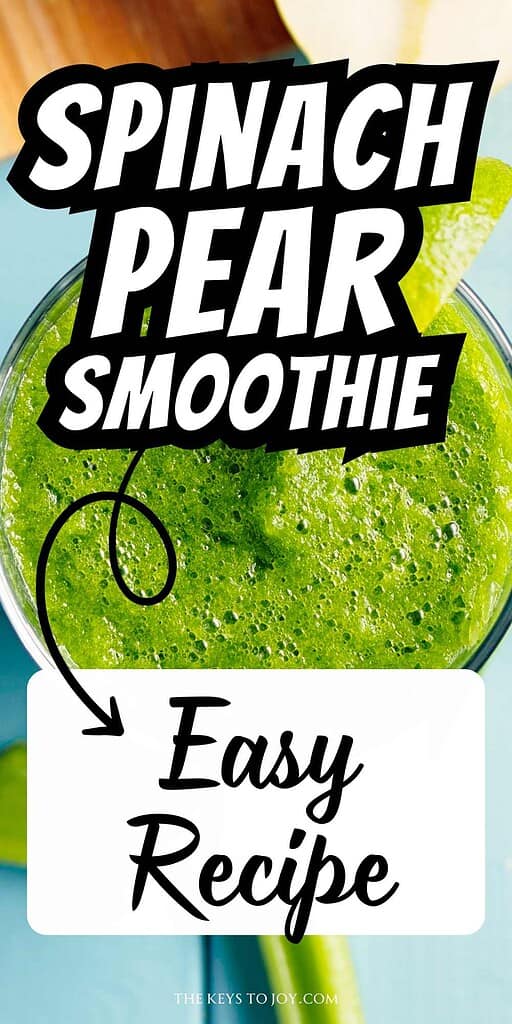 spinach pear smoothie