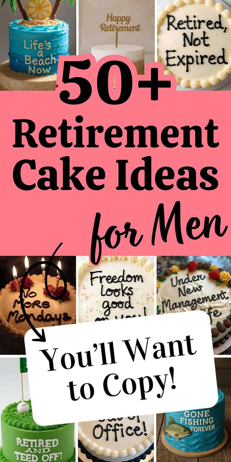 Retirement Cake Message Example 50+ Retirement Cake Ideas For MenโFunny & Heartfelt ๐