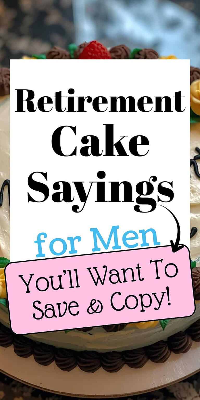 Retirement Cake Message Example 50+ Retirement Cake Ideas For MenโFunny & Heartfelt ๐