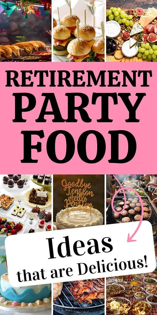 retirement party food ideas