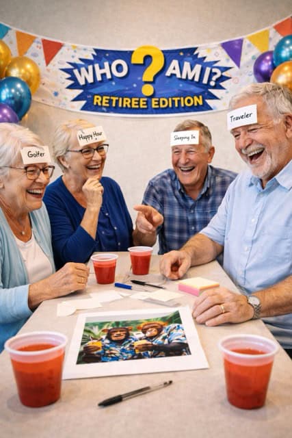 Who Am I Retirement Party Game