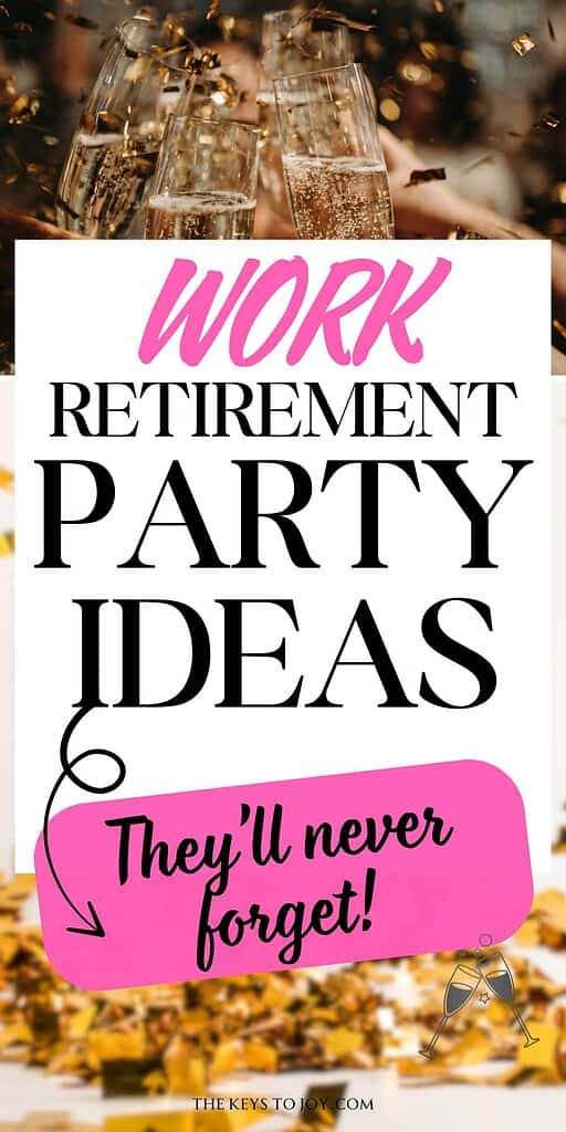 work retirement party ideas