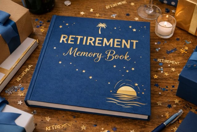 memory book retirement gift
