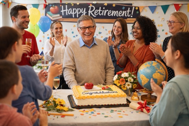 retirement party teacher