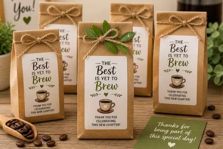 retirement party favor for guests